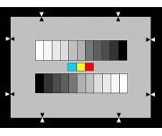 NHK 11階灰階(γ＝0.45)附帶3彩色測(cè)試卡